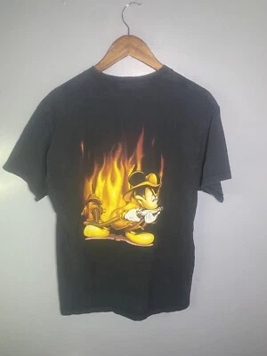 Camisa Disneyland Resort by Hanes Para Hombre Magic Kingdom Mickey Fireman Talla L Foto 1 de 4