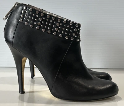 Кожаные сапоги Ted Baker размер США 9 черные Langley Court London с заклепками - Изображение 1 из 4