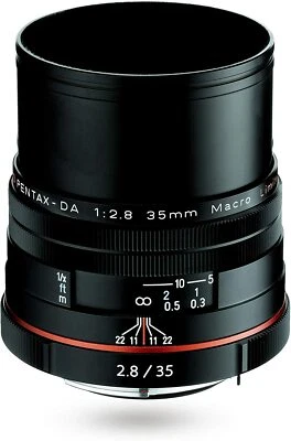PENTAX Standard Single-Focus Macro Lens HD DA 35mm F2.8 Macro Limited K Mount - Image 1 of 4