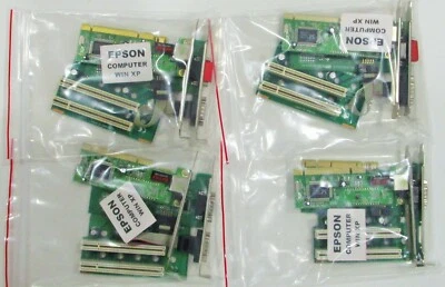 4 pcs lot - LAN card LGY-PCI-TXD BUFFLO - RATOC RS-232 REX-PCI60 - 3 with cable - Image 1 of 3