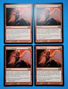 4x Act of Treason Core Set 2012 Mtg Magic Card Sorcery Red Mountain 121 - Picture 1 of 4
