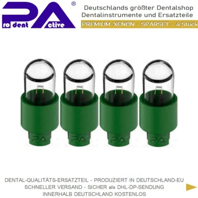 XENON bulb passend für Sirona® Motoren - Drehkupplungen │SPARPAKET – 4 Stück ²