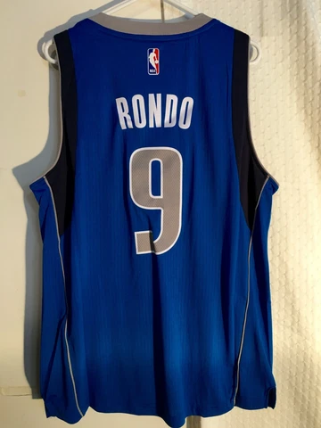 Adidas Swingman NBA Jersey Dallas Mavericks Rajan Rondo Blue sz 2XL Cover