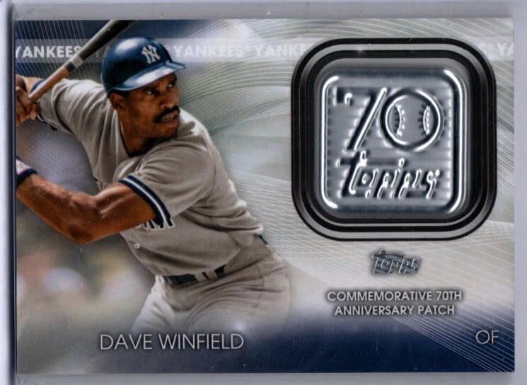 2021 Topps Baseball Update 70th Anniversary Logo Dave Winfield INSERT YANKEES - Image 1 of 1