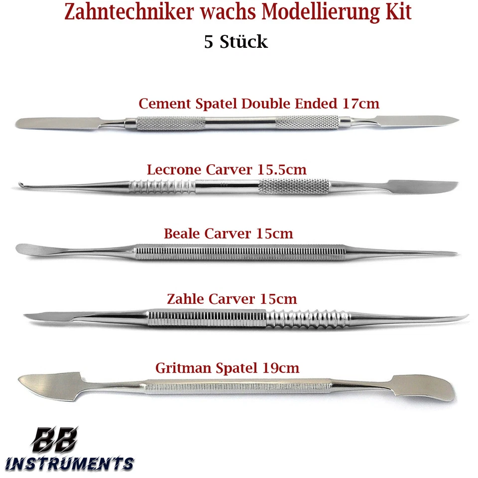 Wachs & Formung Werkzeug Le Cron Zahle Beale Carver Zahn Techniker Labor Zement