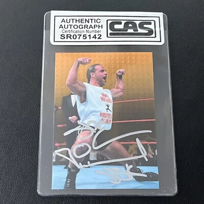 SHAWN MICHAELS 1999 COMIC IMAGES WWF SMACKDOWN! CHROMIUM SIGNED AUTO CARD CAS - Image 1 of 2