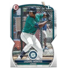 2023 Bowman Seattle Mariners Lazaro Montes 1st Bowman card