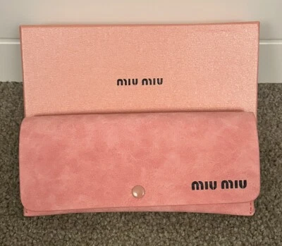 Miu Miu Eyeglasses Pink Case BRAND NEW box