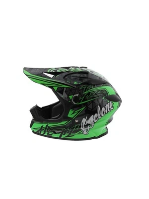 Casco todoterreno Cyclone ATV MX para moto de cross aprobado por DOT/ECE - verde - pequeño juvenil Foto 1 de 4