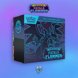 Pokémon Fatale Flammen Top Trainer Box Deutsch Sealed *Versandbereit* - Bild 1 von 4