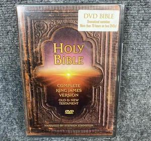 The Holy Bible Complete King James Version Old & New Testament DVD Narrated USA - Picture 1 of 4
