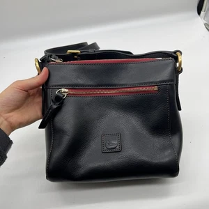 Dooney & Bourke Florentine Leather Allison Crossbody Bags Black  - Picture 1 of 18
