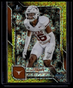 2025 Bowman U Chrome #100 Michael Taaffe Yellow Mini-Diamond Refractor #/350 - Picture 1 of 2