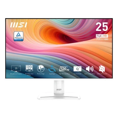 MSI PRO MP251W E2 25" IPS Full HD 120Hz 1ms HDMI Monitor with Speakers HDR Ready - Image 1 of 4