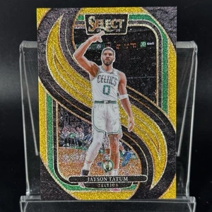 Jayson Tatum 2024-25 Panini Select #110 Gold Glitter Prizm - Picture 1 of 10