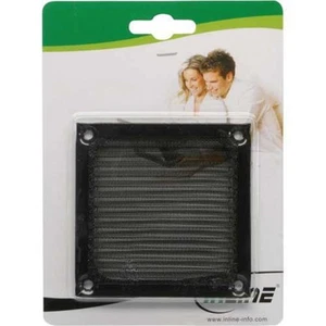 InLine Lüftergitter - Aluminium Filter - 80x80mm - schw # 33378S - Bild 1 von 1