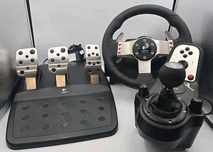 Logitech G27 Force Feedback Rueda de Carreras Pedales Cambio - PC PS3 PS2 PROBADO Leer - Imagen 1 de 22