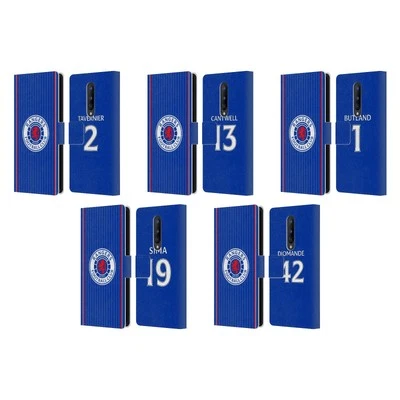 RANGERS FC 2023/24 PLAYERS HOME KIT LEATHER BOOK CASE FOR BLACKBERRY ONEPLUS - Image 1 of 4