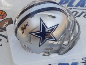 Jaydon Blue signed Dallas Cowboys mini helmet Beckett BAS COA Texas Longhorns - Picture 1 of 1