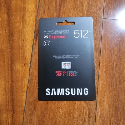 Tarjeta microSD Express Samsung P9 512 GB MB-MK512T Foto 1 de 2