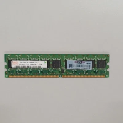 Hynix 1GB DDR2 RAM PC2-5300 667MHz ECC Unbuffered DIMM HYMP512U72CP8-Y5 - Image 1 of 2