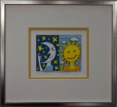 James Rizzi "I GIVE YOU THE SUN AND THE MOON" 3D Konstruktion 1997 - Bild 1 von 3