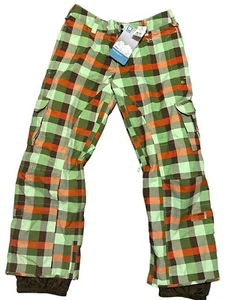 Burton Stow Cargo Womens Plaid Stow Cargo Pants New With Tags Size L - Picture 1 of 20