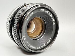 Canon Lens FD 50mm 1:1.8 S.C.  Objektiv #973796-83
