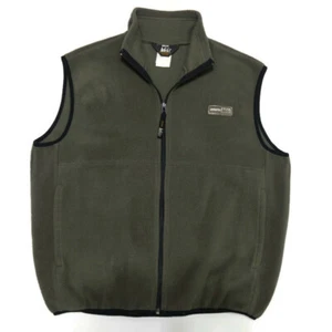 Chaleco polar REI para hombre mediano cremallera completa marrón gris poliéster hecho en Canadá - Imagen 1 de 12