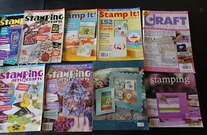 Scrapbooking Books Lot 9 Stamping Arts Crafts Stamp It Cards SB17 - Picture 1 of 6