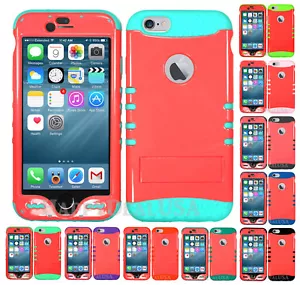 Funda protectora de silicona de impacto híbrido KoolKase para Apple iPhone 6/6S - melocotón (P) - Imagen 1 de 12