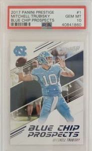 2017 PANINI MITCHELL TRUBISKY ROOKIE PSA 10 GEM! BUFFALO BILLS QB! - Picture 1 of 4