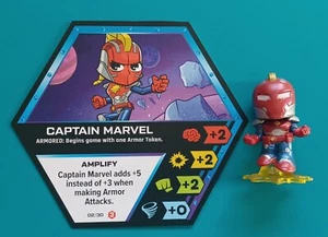 CAPTAIN MARVEL FIGURE Funko Marvel Battleworld Series 3 With Card - Picture 1 of 2