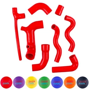 Manguera de intercooler de silicona radiador para Fiat UNO 1400 Turbo MK2 rojo 3 capas 1,4 L - Imagen 1 de 20