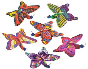 HAPPY DEALS ~ Butterfly Toy Gliders - 12 PC - 7 Inches - Individually Package... - Picture 1 of 1