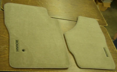 NOS Ford Super Duty Truck Roush Floor Mats F250 F350 Tan 2004 2005 2006 2007 - Image 1 of 4