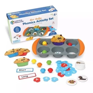 Recursos de Aprendizaje Mini Muffin Phonics Actividad 70 PC Aprendizaje Preescolar Set 4+ - Imagen 1 de 3