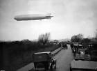 German Graf Zeppelin Airship Is Watched By A Group 1930 Aviation Old Photo