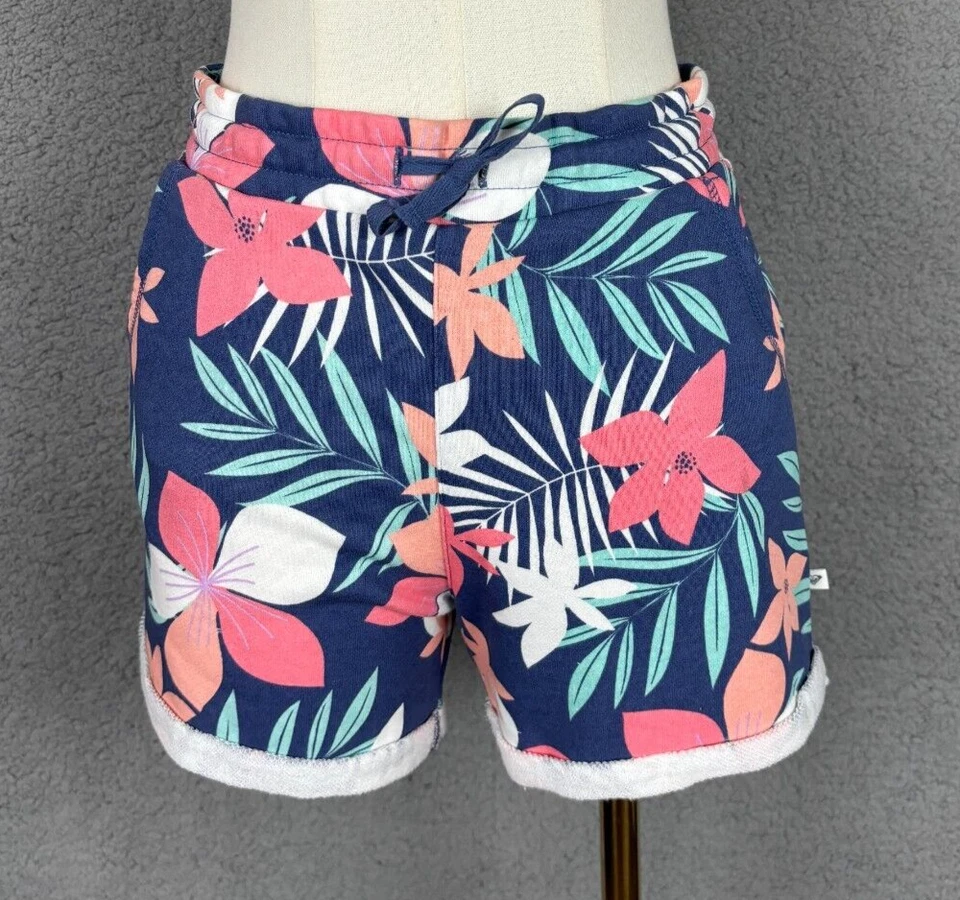 Roxy девочек повседневные шорты Bijou с манжетами карман шорты 14/XL многоцветный новый с Ярлыками. - Изображение 1 из 4
