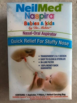 NeilMed Naspira Babies & Kids Nasal-Oral Aspirator Stuffy Nose & Sinus Relief - Image 1 of 4