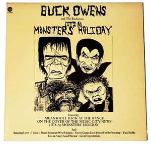 Vintage 1974 Buck Owens And The Buckaroos (Its A) Monster Holiday Vinyl Record - Picture 1 of 6
