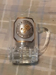 Shot Glass Las Vegas Pewter Emblem 3+ fl oz DICE Shotglass / Handle - Picture 1 of 14