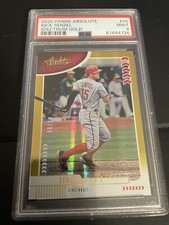 Nick Senzel 2020 Absolute Baseball Gold Parallel /10 PSA 9 Graded Reds