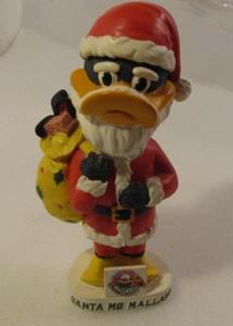 Santa Mo Mallard Bobblehead Quad Cities Hockey Mascot Vtg Christmas Duck Figure - Picture 1 of 7