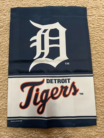 NWOT Detroit Tigers 2 Sided Garden Flag MLB baseball Cabrera Cover
