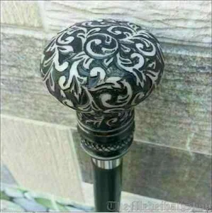 Antique Working Handle Walking Stick Walking Cane Vintage Style Designer Gift - Picture 1 of 3