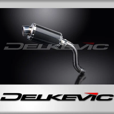 Комплект овального углеродного глушителя выхлопной системы Triumph Daytona 955i 2001-2006 без шнуровки 9 дюймов - Изображение 1 из 4