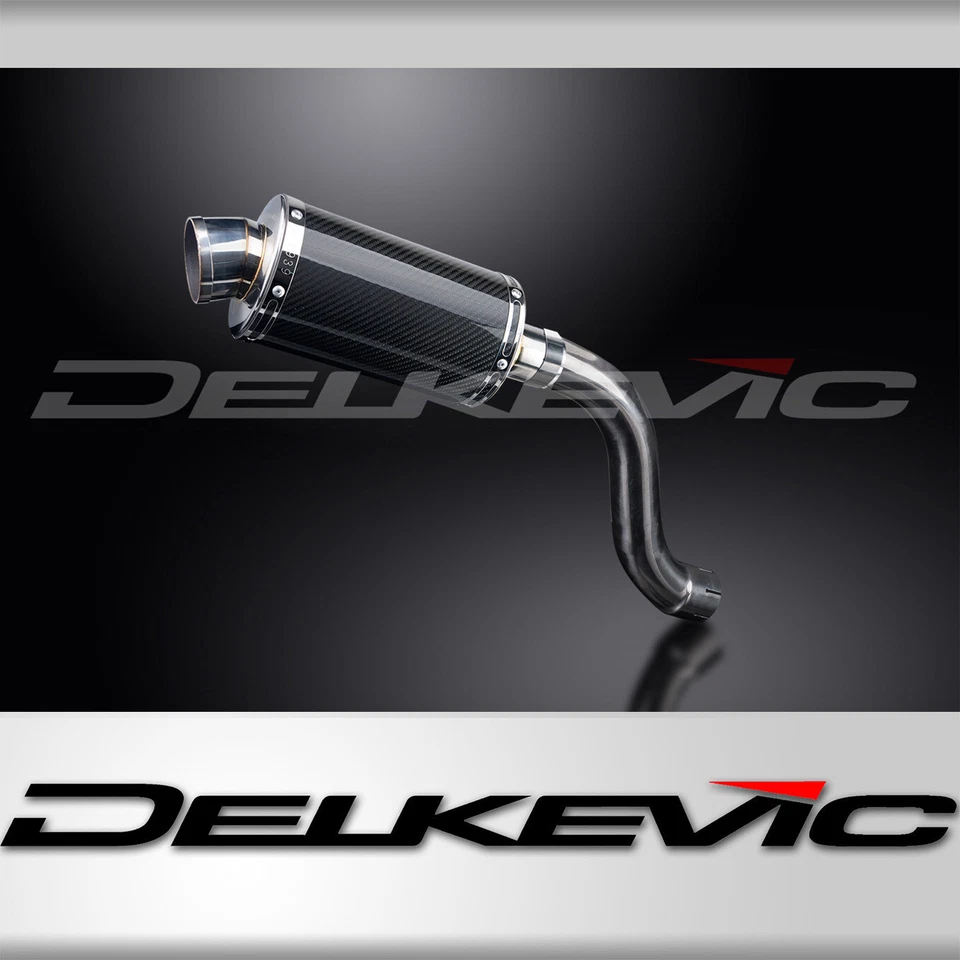 Kit silenciador de escape de carbono ovalado de 9" deslizable Triumph Daytona 955i 2001-2006 Foto 1 de 4