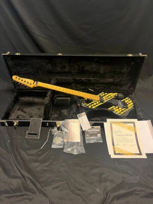 Godin Honeymoon Suite Derry Grehan Signature Tread 1-Tread Custom Graphic Guitar - Image 1 of 4