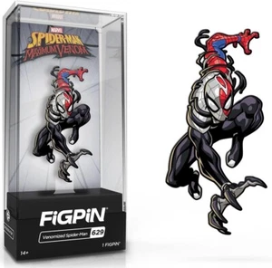 Pin esmaltado Figpin Venomized Spider-Man #629 veneno máximo - Imagen 1 de 4
